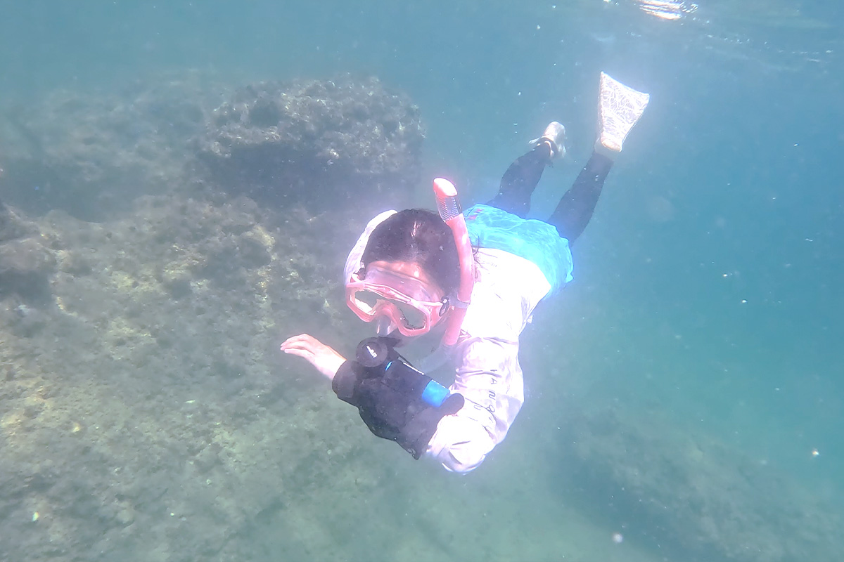 水中で呼吸ができる